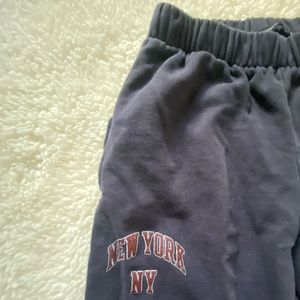 brandy melville navy blue new york ny rosa sweatpants